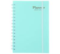 Gadpiparty English Coil Notepad Schedule Planner Lightweight Decorative Notebook for Diary Writing and Creative Notes with Smooth Writing Paper for Office School Travel