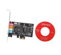 Gadpiparty Enhance Sound Experience 5.1 Internal Sound Card Interface Low Profile Random Color