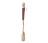 Gadpiparty Extended Metal Shoehorn with Refined Animal Head Grip, Zinc Alloy and Beech Material, Easy for Entry and Reduces Need to Stoop for Seniors and Elderly People for Home and Travel