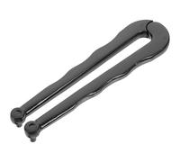 Gadpiparty Face Spanner Wrench Right Angle Spanner Adjustable for Locknut and Flywheel Removal 6.3 Inch Chrome Vanadium Steel for DIY and Maintenance