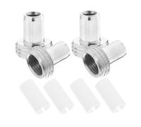 Gadpiparty Fiber Optic Red Light Pen Head Replacement Kit 4 Sets Metal Tip 7mm Ceramic Core for Visual Fault Tester Maintenance and Repair Accessories for Technicians