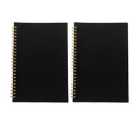 Gadpiparty Finance Planner Book 2pcs with Pp Cover, Horizontal Grid Pages Accounting Ledger for Expense Tracking, Small Business Bookkeeping and Budget Management Journal, Income and Outgoing