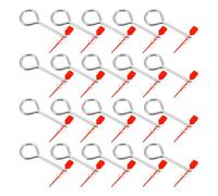 Gadpiparty Fire Extinguisher Pull Pins Set with Red Plastic Tamper Seals for Secure Hold Universal Use Fire Extinguisher Accessories