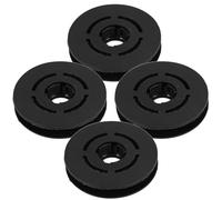 Gadpiparty Floor Pad Retainers Carpet Mat Fixings for Automotive Interior Accessories 4pcs with Antislip Design for Securely Holding Car Floor Mats in Place, Black Abs Material