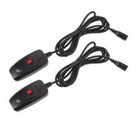 Gadpiparty Fog Interface with 3-pin Signal Machine 2pcs Controller Wired Stable Plastic Remote Activation for Smoke and Lighting Technicians Event Crews
