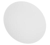 Gadpiparty Frosted White Glass Lampshade Pendant Light Replacement 150mm Flat Oval Sphere Globe Shade with Mounting Hardware for Living Rooms and Bedrooms