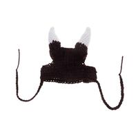 Gadpiparty Funny Pet Pirate Hat for Cats and Dogs Cute Viking Horns, Knitted Yarn Material, Comfortable Fit, for Photo Shoots and Parties, Versatile Use Pet Costume