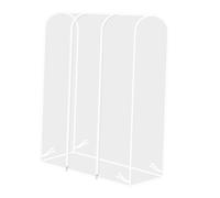 Gadpiparty Garment Rack Cover Zipper Dustproof Pvc Clothing Protector for Home Bedroom Hanging Clothes Storage