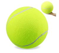 Gadpiparty Giant Tennis Ball for Large Pets Interactive Training Accessory Soft Nylon Material High Visibility Outdoor Sports and Beach