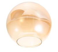 Gadpiparty Glass Globe Lamp Shade Replacement with Dome Shape and Enhanced Light Transmission, Modern Spherical Glass Lampshade Cover for Pendant Light in Dorm or Home