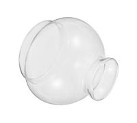 Gadpiparty Glass Oil Lamp Shade Replacement, Vintage Spherical Glass Lampshade with Dual Holes 4.5Cm/7.1Cm, Compatible with Antique Oil Lanterns and Victorian Lamp Chimneys for Indoor and