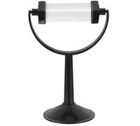 Gadpiparty Glass Triangular Prism with Stand Large Optical Glass Triple Prism for Light Refraction Teaching Science Education Physics Demonstration and Rainbow Spectrum Formation