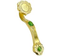 Gadpiparty Golden Plastic Ruyi Figurine Ornament for Office and Desktop Decor, Exquisite and Creative Home Use Decoration, for Managers and Directors, Unique Festival Accent