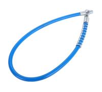 Gadpiparty Grease Gun Nozzle Head Flexible Grease Hose, Blue Metal Plastic, Manual and Pneumatic Operation, High Pressure Injection, Easy Install and Replace