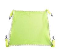 Gadpiparty Green Mesh PET Hammock Bed with Spring Clips for Cats | Quick Clip-on Setup, Hideaway Spot, Crate Lounging, Small Pets and Cage Interior Use