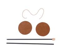 Gadpiparty Hand Stabilizer, Portable Wooden Mahl Stick with Two-Section Splicing Design, Spherical Head, Keeps Hand Steady for Detailed Brush Strokes on Canvas, for Professional Artists