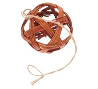 Gadpiparty Handwoven Rabbit Chew Grass Ball with Molar Activity for Guinea Pigs Hamsters Chinchillas and Small Pets, Natural Wicker and Water Grass Enrichment for Bunny Teeth Grinding