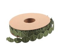 Gadpiparty Harvest Festival Decorative Ribbon Yards Green Fall Ribbon with Pumpkin Design Cloth Material for Autumn Harvest Party Wrapping Bouquet Crafting and Seasonal Decorations