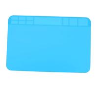 Gadpiparty Heat Resistant Silicone Soldering Mat Non Slip Maintenance Platform Pad for Electronic Repairs for Phones Tablets Watches High Temperature Insulation and Organization