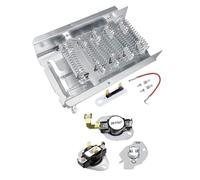 Gadpiparty Heater Element Dryer Heating Element Assembly Fast Heating Easy Installation Compatible Multiple Dryer Models Efficient Thermal Fuse System