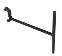 Gadpiparty Heavy Duty Carbon Steel Valve Wrench Tool for IBC Tanks Manual Tightening Removal Ergonomic Dual Handle for Butterfly Ball Valves Spring Hook Puller for Industrial Plumbing Use