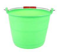 Gadpiparty Heavy Duty Cement Bucket for Construction Sites and Indoor Use, Strong Pp Material with Convenient Carry Handle and Elegant Exterior Design, Storage and Mixing Pail for Builders