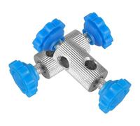 Gadpiparty Heavy Duty Lab Stand Clamps for Laboratory Work and Research Institutes 2pcs with 6mm Inner Diameter Iron Construction, Essential Laboratory Grip Support Random Color