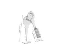 Gadpiparty Heavy Duty Refrigerator Lock Cylinder with Key Silent Operation Freezer Door Lock for Home and Commercial Fridge Multipurpose Cabinet Security Hardware