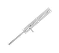 Gadpiparty Heavy Duty Stainless Steel Slide Bolt Latch Extended Gate Lock for Iron Doors Shed Door Bolts with Rustproof Surface-Mounted Design