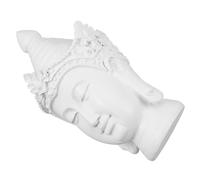 Gadpiparty Home Decor Resin Buddha Head Statue Featuring Religious Significance and Exotic Charm, Ideal for Living Room and Entryway Zen Meditation Spaces