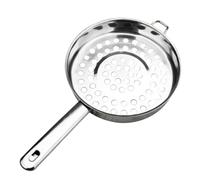 Gadpiparty Hot Pot Colander Spoon and Protects from Scald that Prevents Stainless Steel with Large Holes, Cooling Ladle Metal Cooking Utensil for Home and Hotel Use