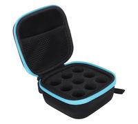 Gadpiparty Insulin Cooler Organizer Bag for Travel with 9-Slot Storage for 10ml Vials, Eva and Nylon Material, Temperature Regulation and Ample Storage Capacity, Suitable for Business Travels