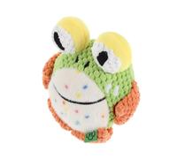 Gadpiparty Interactive Electric Dog Frog Shape Chew Resistant Puppy Teething Chew for Aggressive Chewers Jumping Movement Stimulates Hunting Instincts Self-entertainment Outdoor Training