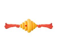 Gadpiparty Interactive Risk Slow Dog Silicone Ball Feeding for Treat Dispensing Honeycomb Design Reduces of Choking and Encourages Problem-solving, for Pets