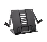 Gadpiparty Iron Reading Stand for Adults Multi Purpose Household Bookshelf with Smooth Surface Compact Desktop Music and Book Holder for Home Office Dormitory Library Use