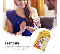 Gadpiparty Japanese Omamori Charm Yellow Blessing Bag Japanese Shrine Amulet for Wealth Luck Health Hanging Pendant Suitable for Travel and Daily Use