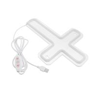 Gadpiparty Jesus Cross Neon Wall Art Light for Living Room Faith Decor