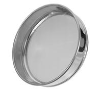 Gadpiparty Lab Soil Sieve Stainless Steel 20Cm Diameter 120 Mesh Pan Lid for Sample Analysis and Outdoor Soil Sifting