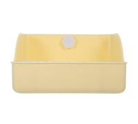 Gadpiparty Large Bunny Toilet Litter Box for Small Animals Washable Rabbit Training Potty Tray with Generous Space for Guinea Pigs Chinchillas and Hamsters