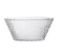 Gadpiparty Large Glass Salad Bowl Irregular Pattern 1.6l for Table Buffet
