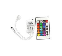 Gadpiparty LED Remote Controller for Smd Rgb Strip Lights Keys Wireless Efficient Color Changing Brightness Adjustments for LED Light Strips for Home Decoration