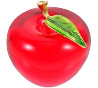 Gadpiparty Lifelike Crystal Fruit Ornament for Home Decor, Strong and Elegant Red Desktop Decoration, Simple Style Creative Craft for Living Room or Mother’s Day