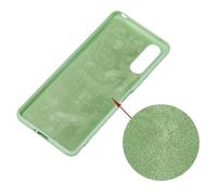 Gadpiparty Liquid Silicone Phone Case for Model 10 Ii Drop Resistance Shell Lanyard Comfortable Touch Protective and Washable Cover Light Green