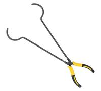 Gadpiparty Long Crucible Tongs Yellow Handle Circle Crucible Clamp Tool for Gold Melting and Refining Portable Propane Furnace for Jewelry Casting