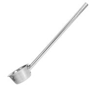 Gadpiparty Long Handle Stainless Steel Water Ladle Thickened Soup Scoop for Gardening Bathing Kitchen Use Large Capacity Sturdy Steel Dipper for Hair Washing and Watering Plants