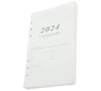 Gadpiparty Loose-leaf Planner Notepad Weekly Monthly Daily Scheduler Academic Refill Paper Inserts for Student Organizers Simple Design Paper Material