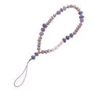 Gadpiparty Lovely Purple Stone Phone Lanyard Chain for Women Multi-function Anti-lost Phone Hanging Chain Strap Not Easy to Be Lost Or Stolen Anytime Anywhere