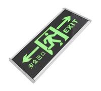 Gadpiparty Luminous Emergency Evacuation Sign Glow Dark Exit Indicator Light for Indoor Public Places Wall Mount Exit Sign for Supermarkets Hotels Schools