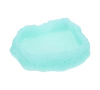 Gadpiparty Luminous Reptile Water Bowl -resistant Feeding Dish for Tortoises Lizards Reusable Accessory for Daily Use