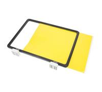 Gadpiparty Magnetic Board Black Magnet Warehouse Indicator Board, Magnet+ Abs, Shelf Label Guide Sign for Warehouse Classification and Material Labeling